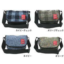 Manhattan Portage &times; Woolrich Fabric Casual Small Messenger Bag &times;WOOLRICH 1605JRWLR画像