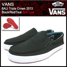 VANS BALI Triple Crown 2013 Black/Red/Teal Surf Line VN-0KV8D1Z画像