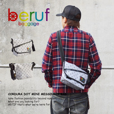 beruf コーデュラドット ミニメッセンジャーバッグ画像