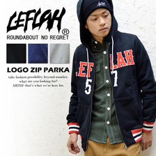 LEFLAH LOGO ZIP PARKA画像