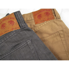 FULLCOUNT 1856 SLIM STRAIGHT COLOR PANTS画像