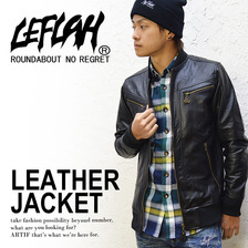 LEFLAH REAL LEATHER JKT画像