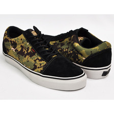VANS OLD SKOOL PRO ''S'' ''DIGITAL CAMO'' (DEFCON) OLIVE / BLACK VN-0QHMAMU画像