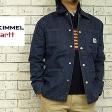ADAM KIMMEL &times; Carhartt デニム カバーオール ジャケット画像