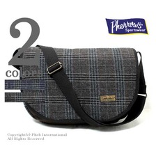 Pherrow's ツイードメッセンジャーバック PTMB画像