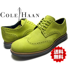 COLE HAAN LUNARGRAND WING TIP volt suede/ironstone Wide Width C11500画像