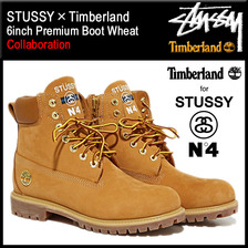 STUSSY &times; Timberland 6inch Premium Boot Wheat 138283画像