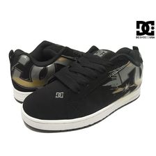 DC SHOES MEN'S COURT GRAFFIK SE BLACK/GOLD(BG3) 300927 BG3画像