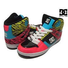 DC SHOES WOMEN'S REBOUND HI SE BLACK/ZEBRA(BZE) 320028 BZE画像