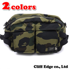 A BATHING APE x PORTER 1ST CAMO WAIST BAG 1083-182-942画像