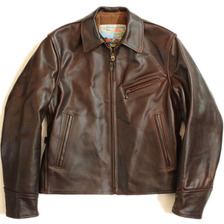 Aero Leather HALFBELTED / FRONT QUARTER HORSE HIDE BROWN画像