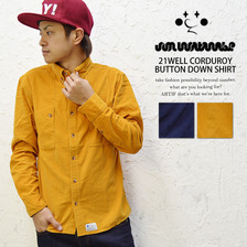 JUN WATANABE 21WELL CORDUROY B/D SHIRTS画像