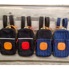 PORKY'S &times; 革蛸 NEW ORIGINAL DENIM BELT BAG画像