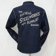 THE FLAT HEAD 7010WSP3 スペシャルデニムワークシャツ3画像