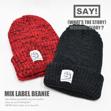 SAY! MIX LABEL BEANIE画像
