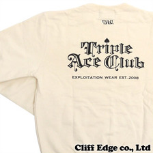 TRIPLE ACE CLUB T.A.C. LOGO SWEAT NATURAL画像