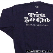 TRIPLE ACE CLUB T.A.C. LOGO SWEAT NAVY画像