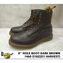 Dr.Martens 8EYE BOOT 1460 DARK BROWN BRUN FONCE 11822211画像