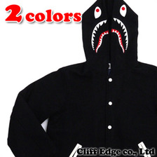 A BATHING APE SHARK VARSITY JACKET 1080-141-008画像