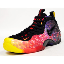 NIKE AIR FOAMPOSITE PRO PREMIUM "ASTEROID" "LIMITED EDITION for NONFUTURE" BLK/YEL/ORG/PPL 616750-600画像