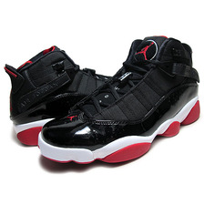NIKE JORDAN 6 RINGS "BRED" blk/v.red-wht 322992-071画像