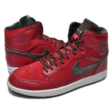 NIKE AIR JORDAN 1 RETRO HI PREMIER varsity red/dark army-wht/rpro/dkarmy-blanc 332134-631画像