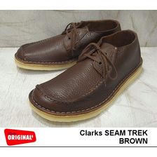 Clarks SEAM TREK BROWN TUMBLED LAETHER 66289画像