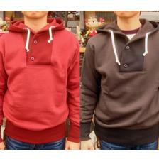 FREEWHEELERS HENLEY NECKED TYPE SWEAT PARKA 1334001画像