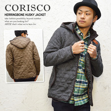 CORISCO WOOL HERRINGBONE JACKET 110405画像