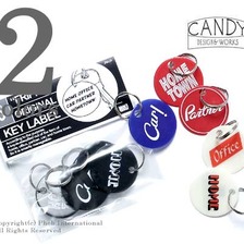 CANDY DESIGN & WORKS fripp オリジナルキーラベル・キーホルダー CK-12画像