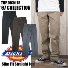 Dickies Slim Fit Straight Leg Industrial Work Pants WP894画像