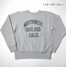 CHESWICK リバースウィーブ クルースウェット 「NORTHWEST OAKLAND」 CH66465画像