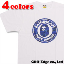A BATHING APE COLOR CAMO BUSY WORKS TEE 1A30-110-058画像