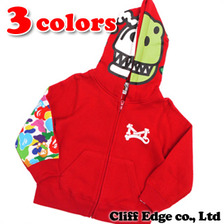 A BATHING APE BAPE KIDS MILO JURASSIC REX ZIP HOODIE 2A30-315-024画像