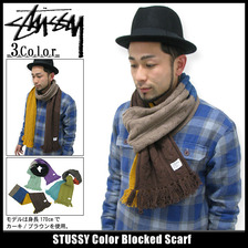 STUSSY Color Blocked Scarf 138255画像