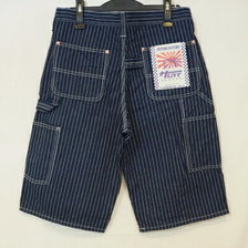 SAMURAI JEANS サムライ自動車倶楽部 SM155DX-ST ストライプペインターショートパンツ画像