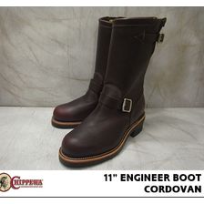 CHIPPEWA 11" ENGINEER BOOT CORDOVAN 1901M04画像