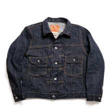 BURGUS PLUS 14oz. Natural indigo 2nd Type Trucker Jacket 71949-XX画像