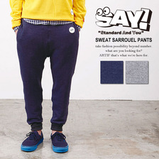 SAY! SWEAT SARROUEL SKINNY PANTS画像