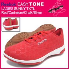 Reebok EASYTONE LADIES SUNNY TXTL Red/Cadmium/Chalk/Silver V60573画像