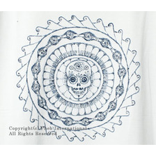 REMI RELIEF ×Tyler Warren インディゴ刺繍タイラースカル スペシャル加工Tシャツ RN1618-9149/RN14149-066/RN1516-9069画像