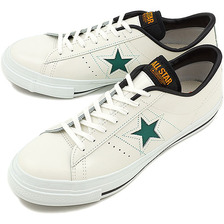 CONVERSE ONE STAR J ホワイト/グリーン/イエロー 32346654画像
