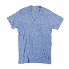 ALTERNATIVE #01932E1 半袖Tシャツ エコヘザーVネック ボス画像