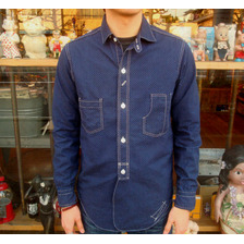 FREEWHEELERS UNION SPECIAL SHIRTS 1913 CONDUCTOR SHIRTS POLKA DOT WABASH 1123004画像