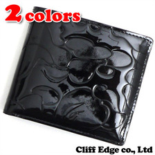 A BATHING APE SOLID ABC PATENT WALLET 1A30-182-001画像