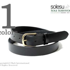 SOLE SURVIVOR レザースナップベルト画像