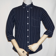 SAMURAI JEANS SBD14-S02 クナイウォバッシュ七分BDシャツ14-S02画像