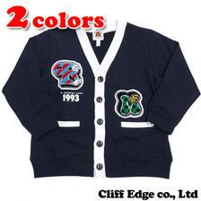 A BATHING APE BAPE KIDS MILO LETTERED SWEAT CARDIGAN 2A30-313-007画像