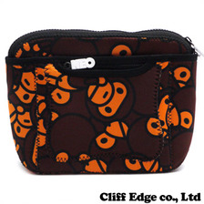 A BATHING APE BAPE KIDS ALL BABY MILO MOMS POUCH  BROWN 2A30-368-602画像