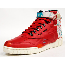 Reebok EX-O-FIT PLUS "JEAN MICHEL BASQUIAT" "LIMITED EDITION" RED/O.WHT/SAX/BLK V48183画像